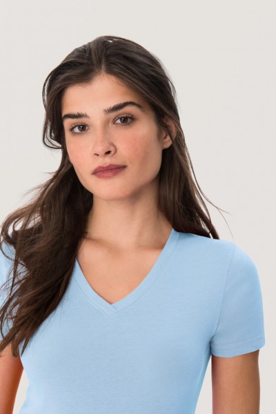 126 HAKRO Damen V-Shirt Classic