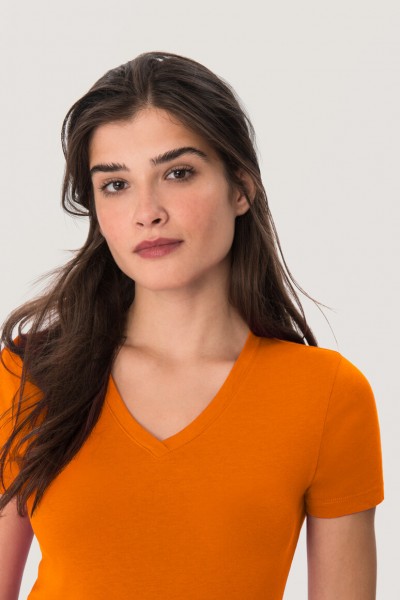 126 HAKRO Damen V-Shirt Classic